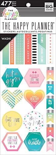 Create 365 Planer Washi Tape Fitness Aufkleber von me & my BIG ideas