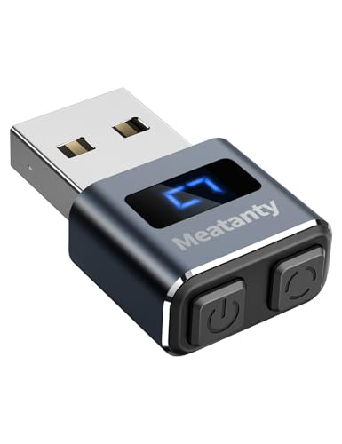 meatAnty Metall Tiny Mouse Jiggler, USB Mover Undetectable, Automatischer Shaker mit Bildschirm, 3-Modus Mouse Mover Gerät, Wiggler Giggler Jonggler Halten Computer/PC/Laptop Aktiv Büro Remote-Arbeit von meatanty