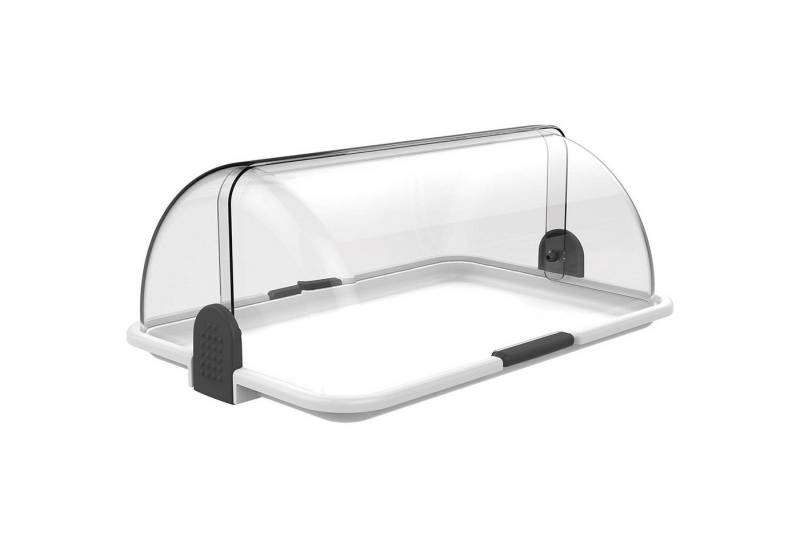 meberg Brotkasten Universal Brotbox Aufbewahrung Brot Partybox Food Display, Kunststoff, (Buffetbox Partybehälter Snackbox, 38x26x17cm, Lebensmittelbehälter), Obstbehälter Frischhaltebehälter von meberg