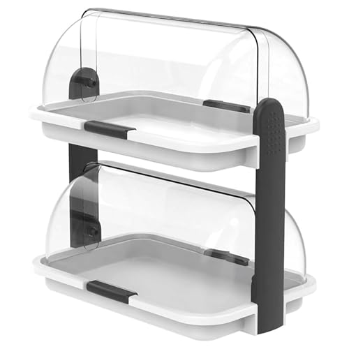 meberg Doppel Brotkasten Brotbox XXL 38x26x35,5 cm. Frischhaltebehälter. Partybox. Gebäckbehälter Buffet Vitrine Lebensmittelbehälter Obstbehälter spülmaschinengeeignet BPA frei leicht zu reinigen meberg Doppel Brotkasten Brotbox XXL 38x26x35,5 cm. Frischhaltebehälter. Partybox. Gebäckbehälter Buffet Vitrine Lebensmittelbehälter Obstbehälter spülmaschinengeeignet BPA frei leicht zu reinigen von meberg