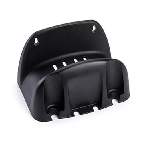 meberg PF1214302 Wandschlauchhalter Schwarz Kunststoff modern kompakt Schlauchhalter Halter Gartenschlauch Gartenschlauchhalter inkl. Halterung für Zubehör von meberg