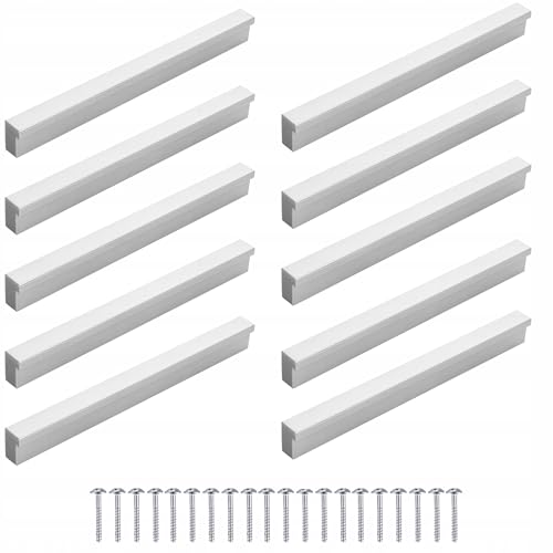 Meblando Möbelgriffe 10-teiliges Set, universal schrankgriffe - Breite 128 mm Länge 160 mm, griffe für küchenschränke, griffe möbel, hochwertige Küchentürgriffe, Schubladengriffe Meblando Möbelgriffe 10-teiliges Set, universal schrankgriffe - Breite 128 mm Länge 160 mm, griffe für küchenschränke, griffe möbel, hochwertige Küchentürgriffe, Schubladengriffe von meblando.pl