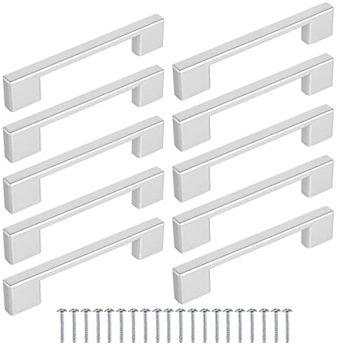 Meblando Möbelgriffe 10-teiliges Set, universal schrankgriffe - Breite 96mm und 128mm, Länge 137mm, griffe für küchenschränke, griffe möbel, hochwertige Küchentürgriffe, Schubladengriffe von meblando.pl