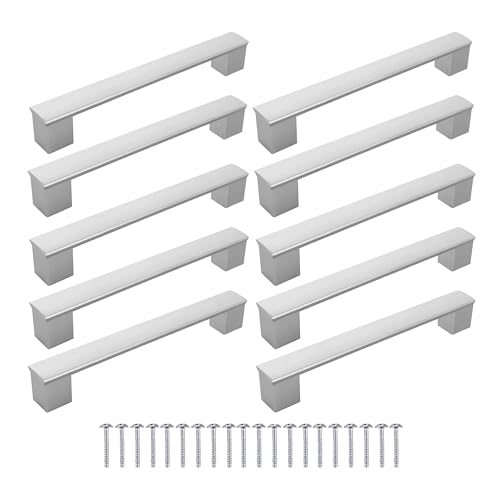 Meblando Möbelgriffe Set 10 Stück, schrankgriffe- griffe für küchenschränke Silber, 160 mm griffe möbel- türgriffe küche, universal schubladengriffe und küchengriffe Kleiderschrank Griff Meblando Möbelgriffe Set 10 Stück, schrankgriffe- griffe für küchenschränke Silber, 160 mm griffe möbel- türgriffe küche, universal schubladengriffe und küchengriffe Kleiderschrank Griff von meblando.pl