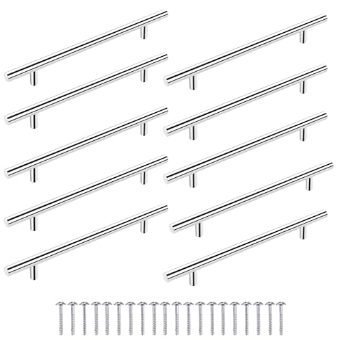 Meblando Möbelgriffe Set 10 stück, schrankgriffe- griffe für küchenschränke, 160 mm / 128 mm / 96 mm griffe möbel- türgriffe küche, universal schubladengriffe und küchengriffe von meblando.pl