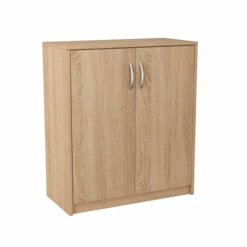 Meblando allzweckschrank 74 x 35 x 85 cm, kleiderschrank Eiche, mehrzweckschrank- aktenschrank oder Flur möbel, kommode - Schrank 74 cm breit, hohe Qualität von meblando.pl