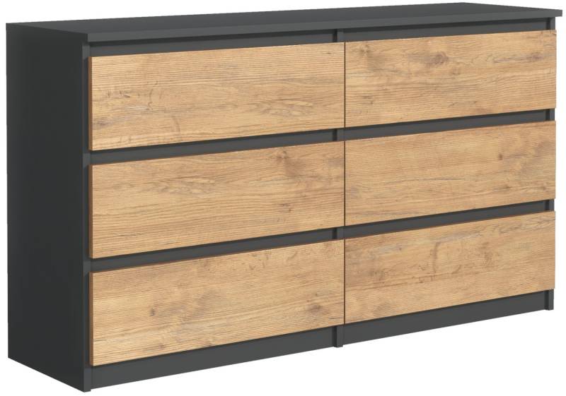 meble masztalerz Kommode Mit 6 Schubladen - 140 cm breit – modern, praktisch & geräumig von meble masztalerz