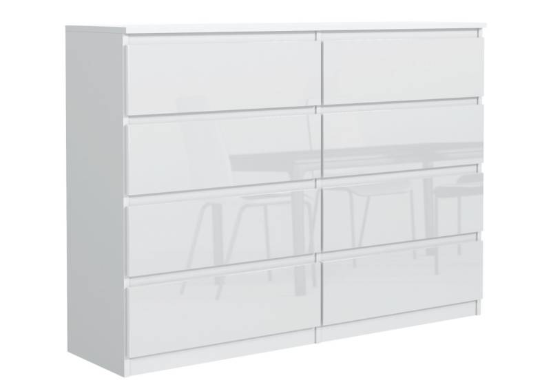 meble masztalerz Kommode Mit 8 Schubladen - 120 cm breit – modern, praktisch & geräumig von meble masztalerz