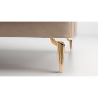 4 Stück Metall Möbelbein, Gold Schrankbein, Messing Couch Sofa Bett Bein, 6 Zoll Bronze Möbelfüße, Ikea Tisch Kommode von mecmarc