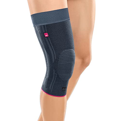 medi Genumedi - Kniebandage mit Haftband | silber | Größe VIII extraweit | Bandage zur Weichteilkompression | Beidseitig tragbar von medi