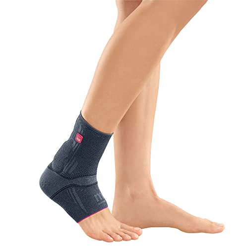 medi Achimed Achillessehnenbandage unisex | Silber | Größe V | Bandage zur Entlastung der Achillessehne | Beidseitig tragbar | Mit Komfortgestrick | Erweiterte Entlastungszone | Genaue Passform von medi