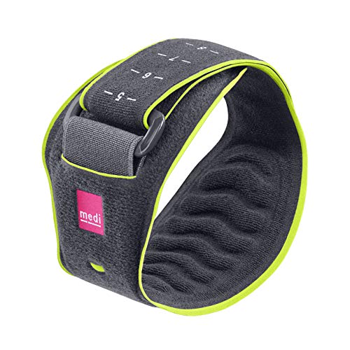 medi Epibrace - Epicondylitisspange unisex | grau/grün | Unterarmbandage zur Schmerzlinderung der Sehnenansätze| Beidseitig tragbar | Tennisarm oder Golferarm von medi