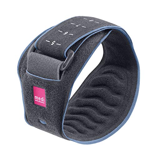 medi Epibrace - Epicondylitisspange unisex | grau | Unterarmbandage zur Schmerzlinderung der Sehnenansätze | Beidseitig tragbar | Tennisarm oder Golferarm von medi