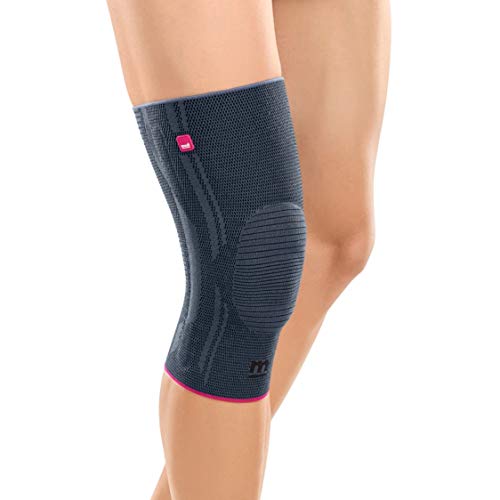 medi Genumedi - Kniebandage | unisex | silber | Größe III extraweit | Bandage zur Weichteilkompression | Beidseitig tragbar von medi
