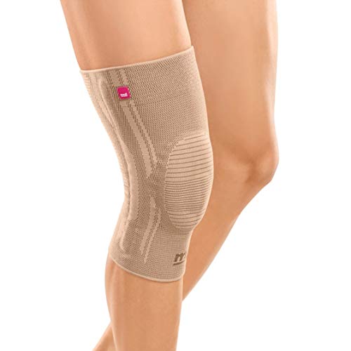 medi Genumedi - Kniebandage | unisex | sand | Größe V extraweit | Bandage zur Weichteilkompression | Beidseitig tragbar von medi