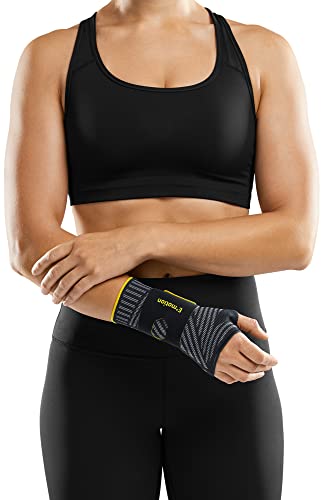 medi Manumed active E+motion 3.0 sportliche Handgelenkorthese | Links | Größe: I | Gurtband mit Quarz-Pad | Ergonomischer Stabilisierungsstab | Gurtbandöffnung | Optimales Feuchtigkeitsmanagement von medi