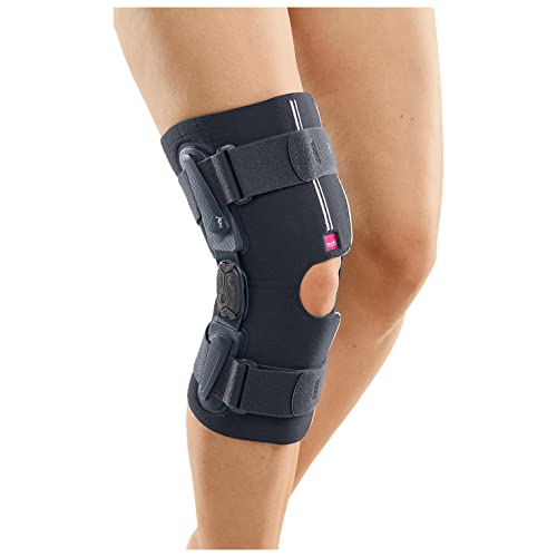 medi Stabimed pro Knieorthese geschlossen | Grau | Größe M | Kniebandage Orthese zur Stabilisierung, zwei seitlich eingearbeitete Gelenke von medi