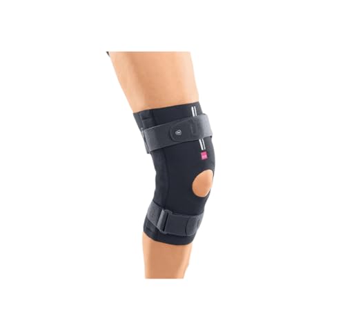 medi Stabimed pro Knieorthese geschlossen | Grau | Größe XL | Kniebandage Orthese zur Stabilisierung, zwei seitlich eingearbeitete Gelenke von medi