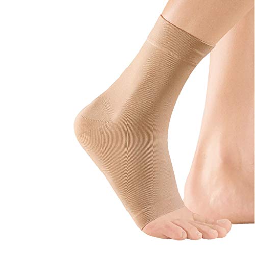 medi Zweizug Knöchelbandage - Fußbandage unisex | Größe IV | Bandage zur Sprunggelenk-Weichteilkompression | Beidseitig tragbar |caramel medi Zweizug Knöchelbandage - Fußbandage unisex | Größe IV | Bandage zur Sprunggelenk-Weichteilkompression | Beidseitig tragbar |caramel von medi