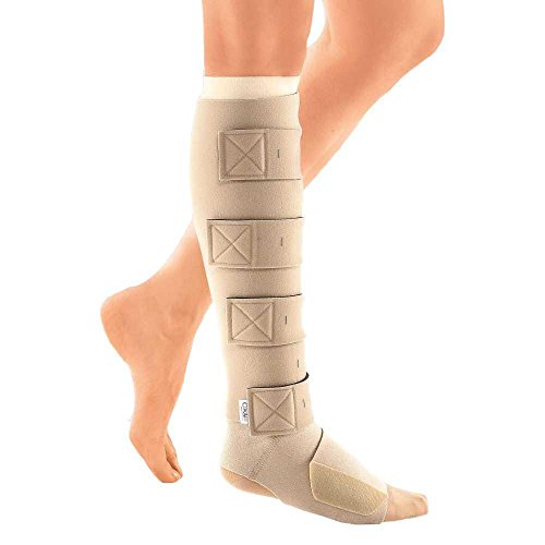 medi circaid juxtafit essentials adaptives Kompressionssystem für den Unterschenkel | Größe: L | Lang - Extra Weit | Zur Entstauung von Arm-Lymphödemen | Einstellbarer Kompressionsdruck von medi