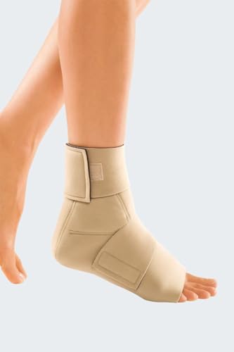 medi circaid juxtafit premium ankle foot wrap adaptives Kompressionssystem - Fußteil | Größe: M | Unelastische Kompression für den Fuß | Geschlossene Ferse | Kürzbare Fußlänge von medi