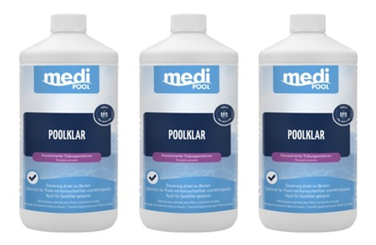 mediPOOL Poolpflege mediPOOL PoolKlar, (Spar-Set) von mediPOOL