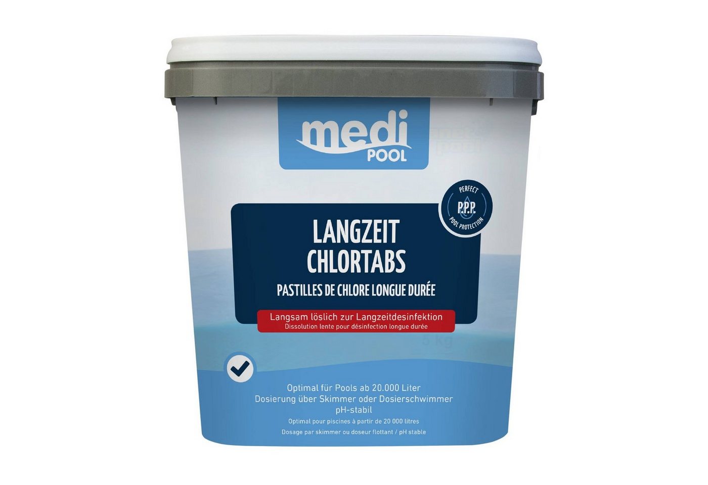 mediPOOL Poolpflege mediPool - Langzeit- Chlor Tabs 200 g 5,0 kg von mediPOOL