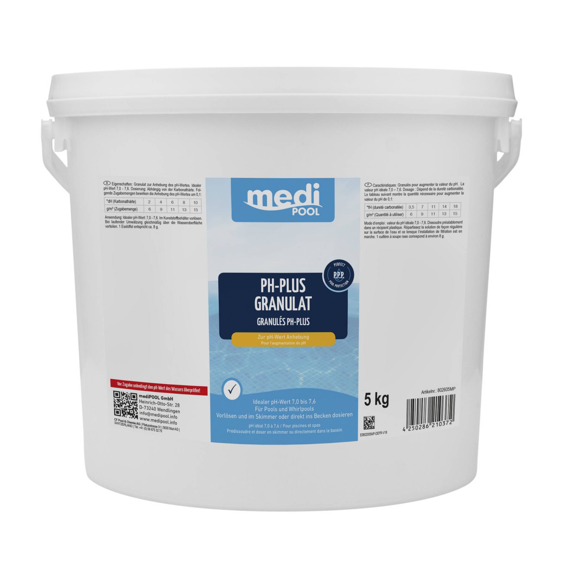 mediPOOL pH-Plus Granulat 5 kg mediPOOL pH-Plus Granulat 5 kg von mediPOOL