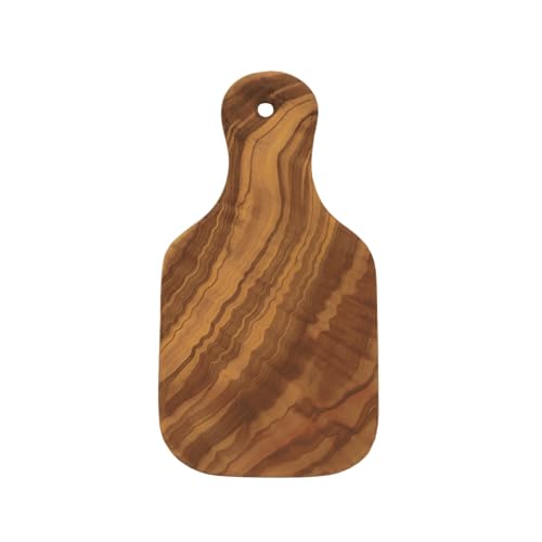 Mini Frühstücksbrett 19 cm, Brotzeitbrett, Schneidebrett handgefertigt aus Olivenholz von medina mood