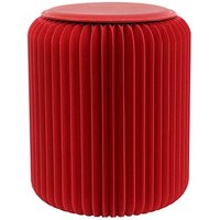 meet powered by PAPERFLOW Hocker Flexistool rot von meet powered by PAPERFLOW