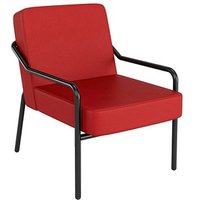 medso powered by PAPERFLOW Sessel MEDSO M rot schwarz Kunstleder von medso powered by PAPERFLOW