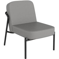 medso powered by PAPERFLOW Sessel MEDSO S Rund grau schwarz Kunstleder von medso powered by PAPERFLOW