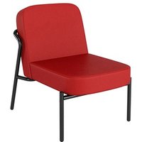 medso powered by PAPERFLOW Sessel MEDSO S Rund rot schwarz Kunstleder von medso powered by PAPERFLOW