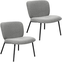 meet powered by PAPERFLOW Sessel TWIST grau schwarz Stoff von meet powered by PAPERFLOW