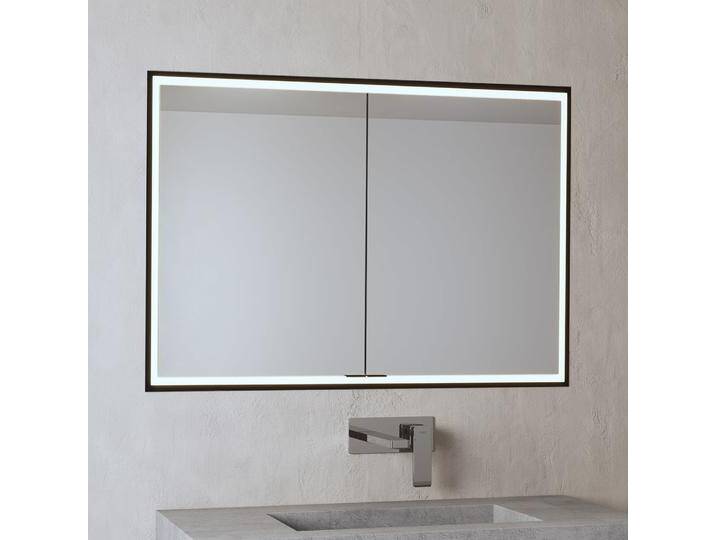 ALLUVION Pluto Spiegelschrank 100 cm, Unterputz, 2-türig 2345042 von megabad
