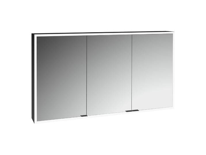 ALLUVION Pluto Spiegelschrank 120 cm, Aufputz, 3-türig 2344234 von megabad