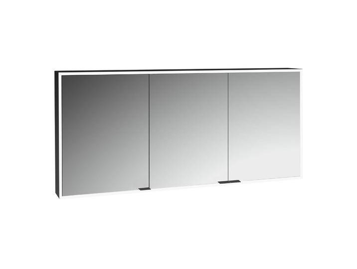 ALLUVION Pluto Spiegelschrank 140 cm, Aufputz, 3-türig 2344286 von megabad