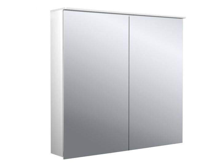 Emco flat 2 Design LED-Lichtspiegelschrank 80 cm, mit Lichtsegel, 2 Türen 1901619 von megabad