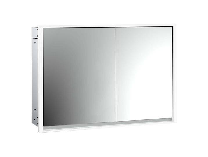 Emco loft LED-Lichtspiegelschrank 100 cm, 2 Türen, Unterputzmodell 2337738 von megabad