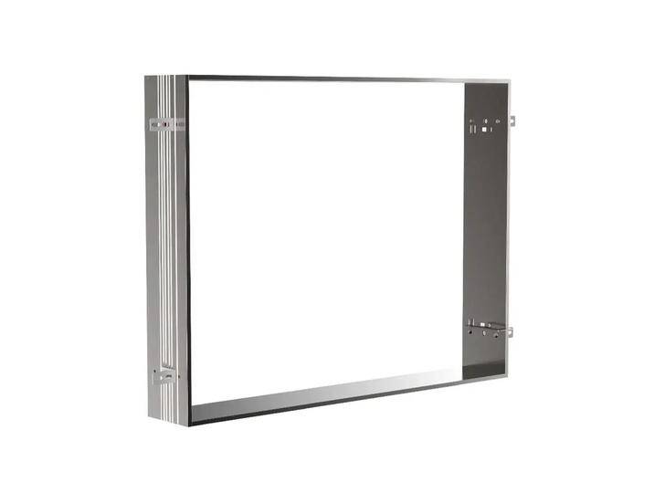 Emco prime Facelift Einbaurahmen für Unterputz LED-Lichtspiegelschrank 80 cm 343749 von megabad