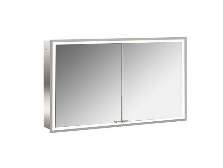 Emco prime Facelift LED-Lichtspiegelschrank 120 cm, 2 Türen, Unterputzmodell 2193282 von megabad