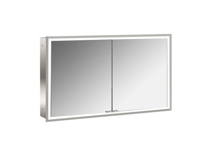 Emco prime Facelift LED-Lichtspiegelschrank 120 cm, 2 Türen, Unterputzmodell 2193282 von megabad