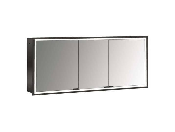 Emco prime Facelift LED-Lichtspiegelschrank 160 cm, 3 Türen, Unterputzmodell 2196081 von megabad