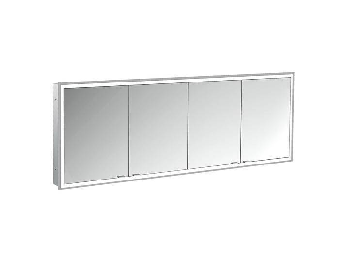 Emco prime Facelift LED-Lichtspiegelschrank 200 cm mit 4 Türen, Unterputzmodell 2196351 von megabad