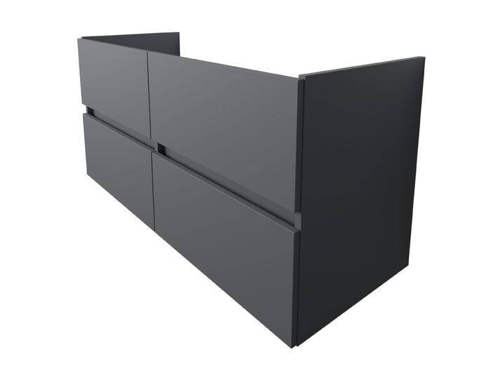 Lodge Doppel-Waschtischunterschrank 115 cm mit 4 Auszügen für Waschtisch Geberit iCon 1135850 von megabad