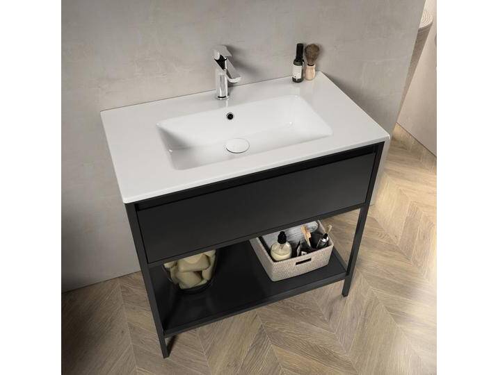 Loft 2.0 Waschtisch mit Unterschrank 80 cm, mit Metallgestell 1606373 Loft 2.0 Waschtisch mit Unterschrank 80 cm, mit Metallgestell 1606373 von megabad