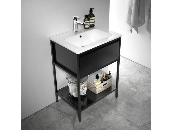 Loft 2.0 Waschtischunterschrank 60 cm, mit Metallgestell 1274033 von megabad