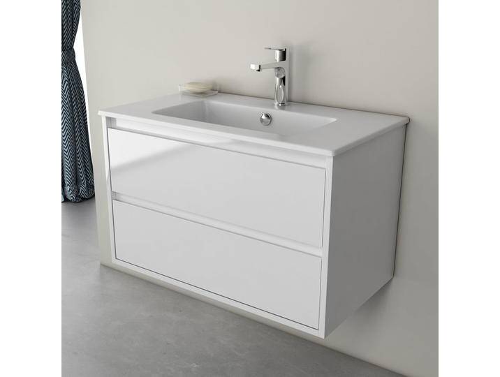 Loft Waschtisch mit Unterschrank 80 cm, 2 Auszüge 1424386 von megabad