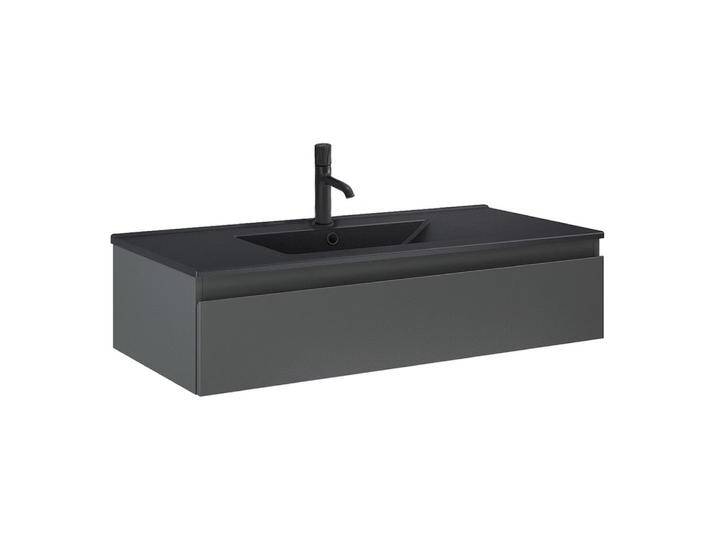 OLTENS Vernal Waschtischunterschrank mit Waschbecken 101 x 25,4 cm, mit 1 Schublade 2337110 von megabad