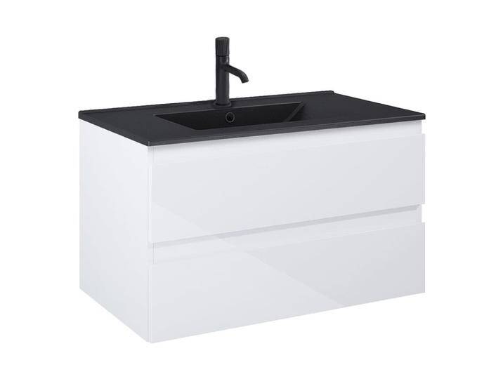 OLTENS Vernal Waschtischunterschrank mit Waschbecken 81 x 48,8 cm, mit 2 Schubladen 2337009 von megabad